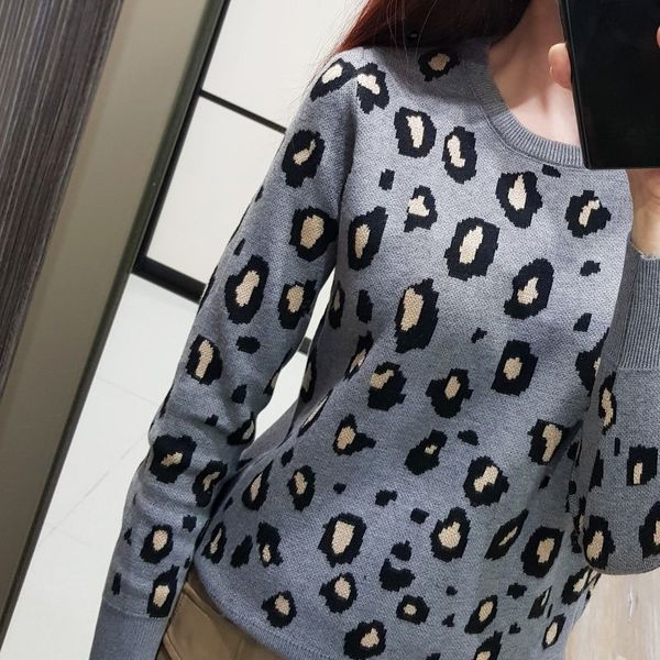gigogou newly leopard women o neck sweater autumn winter thick warm pullovers soft female jumper knitwear outfits pull 201203, White;black
gigogou newly leopard women o neck sweater autumn winter thick warm pullovers soft female jumper knitwear outfits pull 201203, White;black
