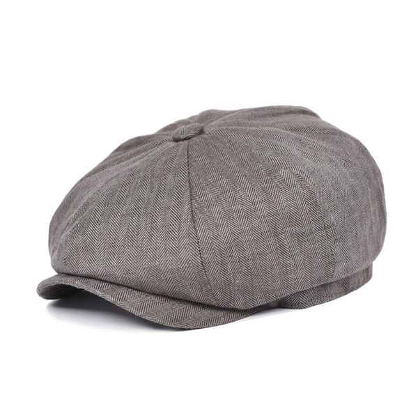 botvela herringbone linen bakerboy caps newsboy cap men women lightweight breathable flat hat apple beret hats 007 201216, Blue;gray
botvela herringbone linen bakerboy caps newsboy cap men women lightweight breathable flat hat apple beret hats 007 201216, Blue;gray
