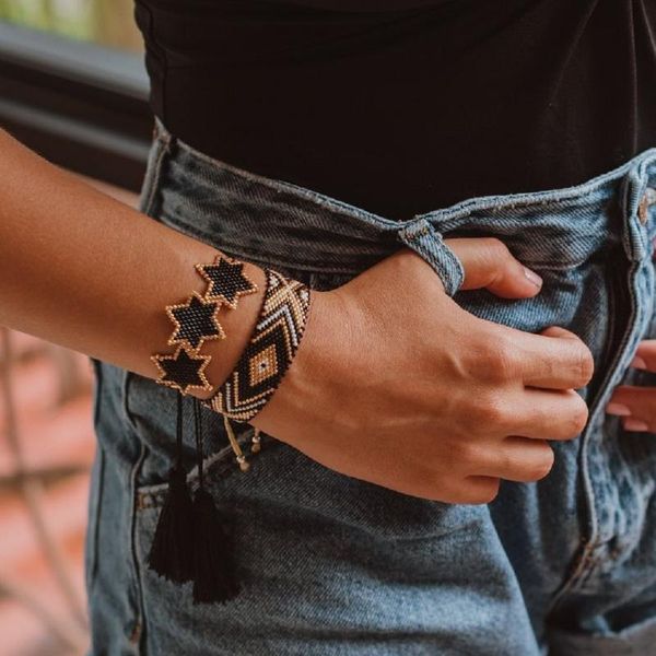 go2boho turkish evil eye bracelet miyuki star bracelets greek eye pulseras femme 2021 handmade jewelry friends gift jewellery, Golden;silver
go2boho turkish evil eye bracelet miyuki star bracelets greek eye pulseras femme 2021 handmade jewelry friends gift jewellery, Golden;silver