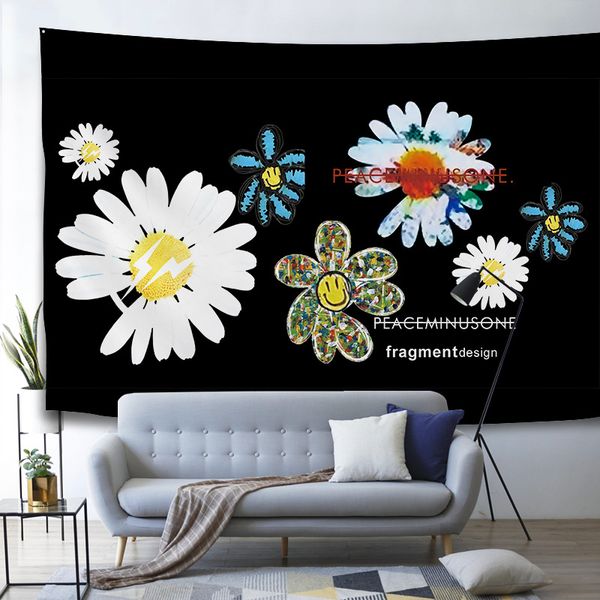 daisy black background tapestry wall hanging art blanket for living room bedroom dorm home decor tablecloth picnic beach towel
daisy black background tapestry wall hanging art blanket for living room bedroom dorm home decor tablecloth picnic beach towel