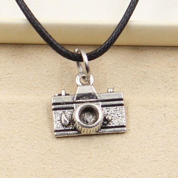 tibetan silver color retro camera pendant necklace choker charm black leather cord factory price handmade jewelry iq6j
tibetan silver color retro camera pendant necklace choker charm black leather cord factory price handmade jewelry iq6j
