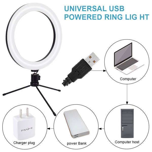 10 inch diameter 25cm live fill light desktripod 14.5w 5v 140led 2835 lamp beads white light usb connection vanity light
10 inch diameter 25cm live fill light desktripod 14.5w 5v 140led 2835 lamp beads white light usb connection vanity light