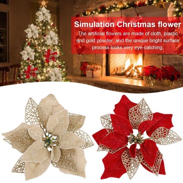 christmas decorations 10pcs artificial flowers glitter fake diy home wedding flower head for decoration1
christmas decorations 10pcs artificial flowers glitter fake diy home wedding flower head for decoration1