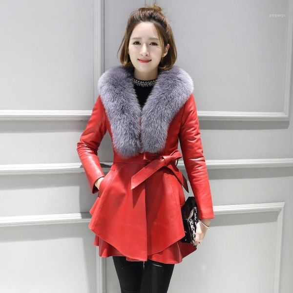 fur coat real genuine leather jacket autumn winter coat women clothes 2019 korean vintage sheepskin windbreaker zt37441, Black
fur coat real genuine leather jacket autumn winter coat women clothes 2019 korean vintage sheepskin windbreaker zt37441, Black