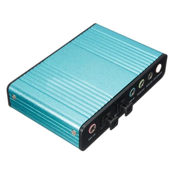 sound cards external card usb 6 channel 5.1 audio s / pdif optical for pc light blue
sound cards external card usb 6 channel 5.1 audio s / pdif optical for pc light blue