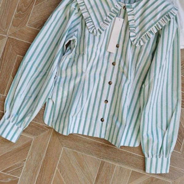women shirt 100% cotton shirt early autumn peter pan collar long sleeve lovely womens, White
women shirt 100% cotton shirt early autumn peter pan collar long sleeve lovely womens, White