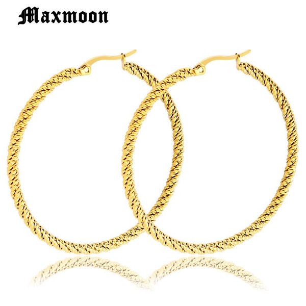 maxmoon new fashion 5cm big circle punk two style hoop earrings twisted gold color for women party wholesale jewelry quality, Golden;silver
maxmoon new fashion 5cm big circle punk two style hoop earrings twisted gold color for women party wholesale jewelry quality, Golden;silver