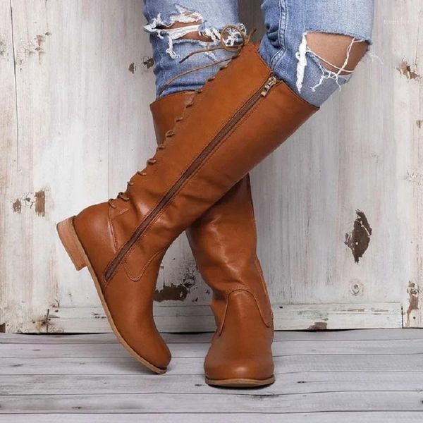 women knee high boots autumn winter pu leather lace up riding long boots zipper cross strap low heels platform ladies shoes1, Black
women knee high boots autumn winter pu leather lace up riding long boots zipper cross strap low heels platform ladies shoes1, Black