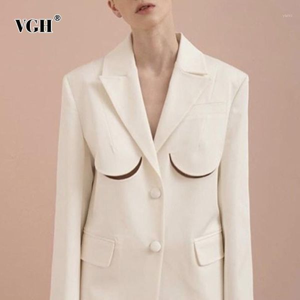 vgh casual loose tweed for women lapel long sleeve white hollow out elegant large size coats female fashion clothing 2020 autumn1, Black
vgh casual loose tweed for women lapel long sleeve white hollow out elegant large size coats female fashion clothing 2020 autumn1, Black
