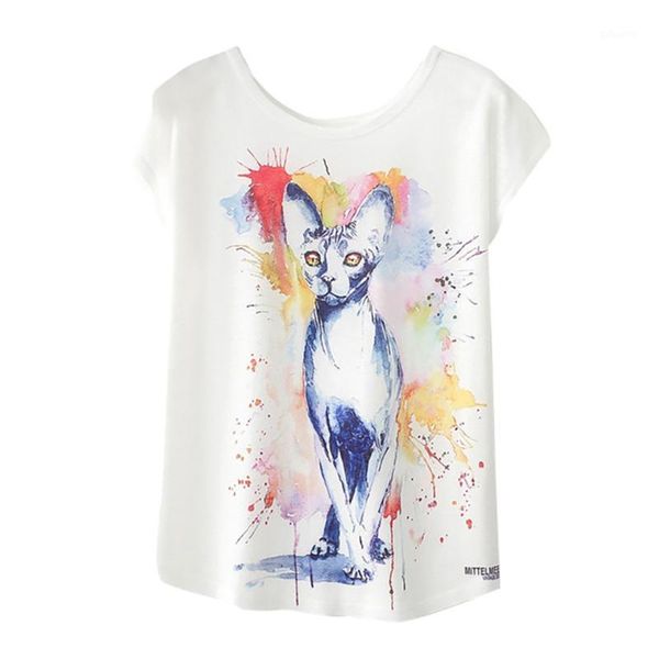 womail women fashion t-shirt female casual animal print summer loose funny o-neck elegant short sleeve tees tshirt 603#31, White
womail women fashion t-shirt female casual animal print summer loose funny o-neck elegant short sleeve tees tshirt 603#31, White