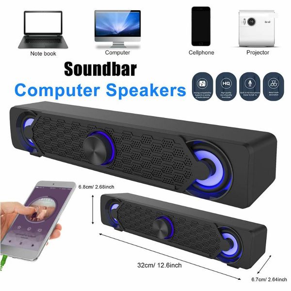 3.5mm usb wired powerful led computer speakers stereo sound bar subwoofer bass speaker for pc desklapphone tablet mp4
3.5mm usb wired powerful led computer speakers stereo sound bar subwoofer bass speaker for pc desklapphone tablet mp4