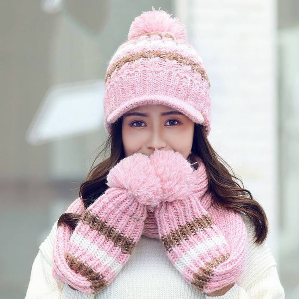 wool kitted winter women hat and scarf glove set for women classic thicken hats and scarves winter warm bonnet beanie caps warm, Blue;gray
wool kitted winter women hat and scarf glove set for women classic thicken hats and scarves winter warm bonnet beanie caps warm, Blue;gray