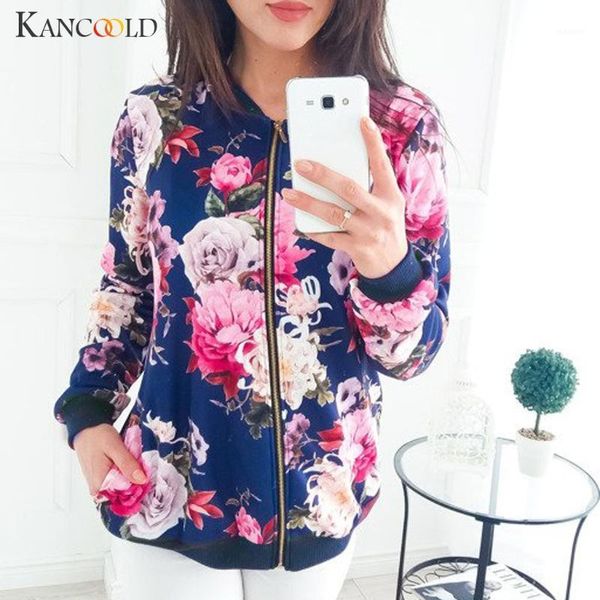 kancoold 2020 new arrival women spring flower jacket long sleeve round neck zipper baseball women jacket bomber1, Black;brown
kancoold 2020 new arrival women spring flower jacket long sleeve round neck zipper baseball women jacket bomber1, Black;brown