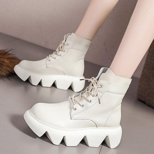 boots rimocy fashion lace up chunky ankle for women punk style pu leather platform shoes woman waterproof non-slip winter, Black
boots rimocy fashion lace up chunky ankle for women punk style pu leather platform shoes woman waterproof non-slip winter, Black
