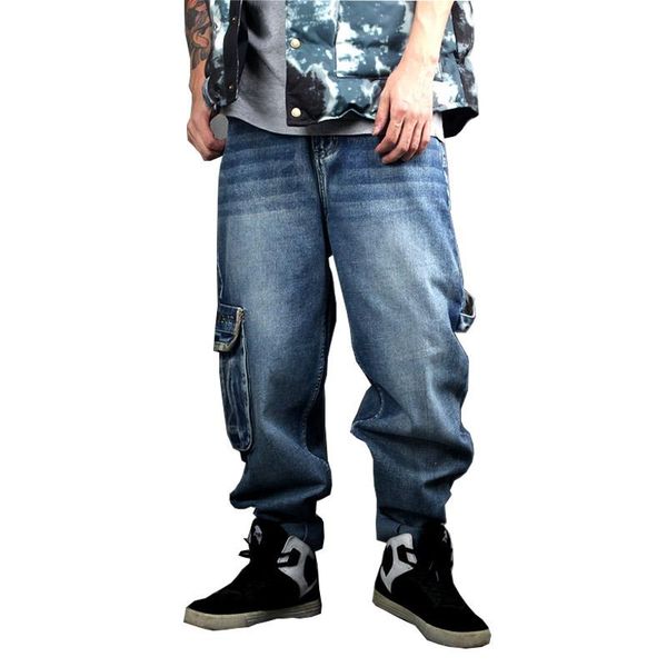 men's jeans mcikkny cargo loose denim trousers baggy casual pants for male plus size 30-46 hip hop, Blue
men's jeans mcikkny cargo loose denim trousers baggy casual pants for male plus size 30-46 hip hop, Blue