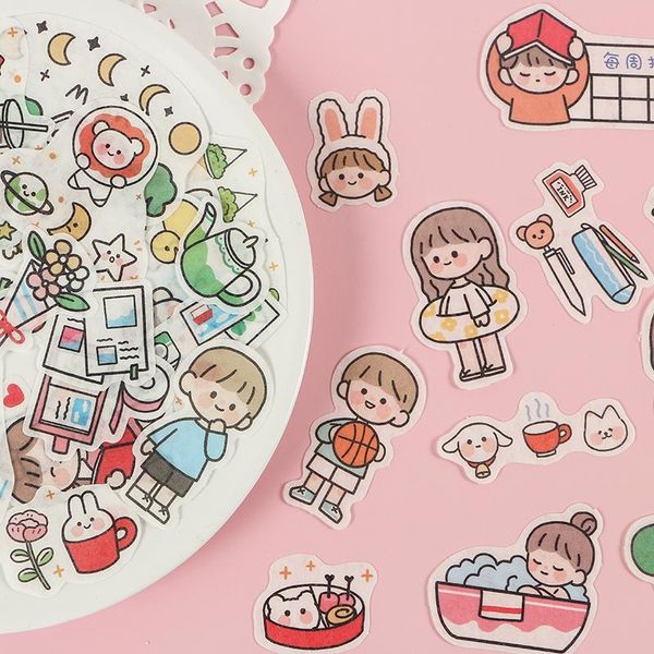 kawaii cartoon girl patterns stickers journal album scrapbooking girly heart literature and art aesthetic stationery bbygdm lg2010
kawaii cartoon girl patterns stickers journal album scrapbooking girly heart literature and art aesthetic stationery bbygdm lg2010