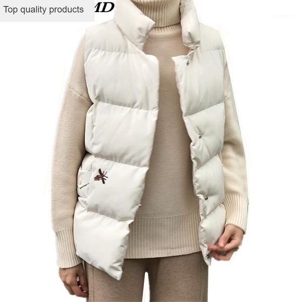 2020 new women winter jacket warm large size short vest cotton down coat fashion casual trendy solid vests parka outerwear cw1551, Black;white
2020 new women winter jacket warm large size short vest cotton down coat fashion casual trendy solid vests parka outerwear cw1551, Black;white