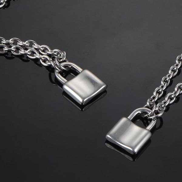 chain on the neck for men lock necklaces couples pendants chain necklace gifts for male accessories hip hop jewelry on the neck, Silver
chain on the neck for men lock necklaces couples pendants chain necklace gifts for male accessories hip hop jewelry on the neck, Silver