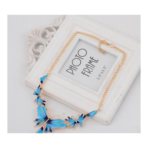 new europe party casual jewelry set women's colorful butterfly pendant necklace sqccdy new_dhbest, Silver
new europe party casual jewelry set women's colorful butterfly pendant necklace sqccdy new_dhbest, Silver