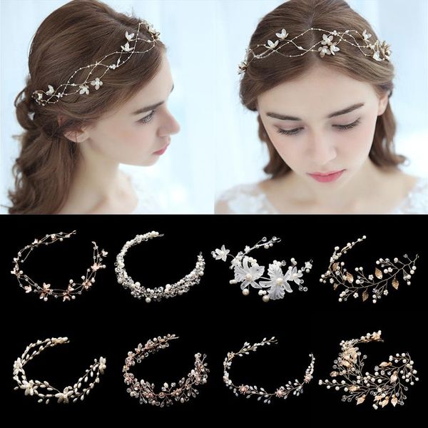 2020 wedding hair accessories crystal pearl headband tiara flower headpiece women hair jewelry bridal accessories, Golden;silver
2020 wedding hair accessories crystal pearl headband tiara flower headpiece women hair jewelry bridal accessories, Golden;silver