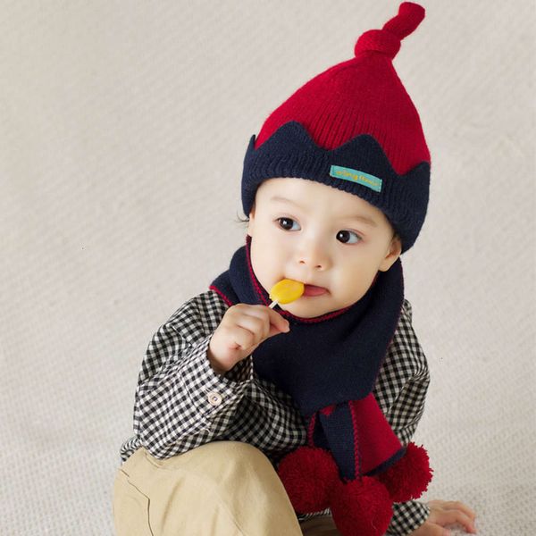hat knitted bida new warm children's thickened scarf for boys girls in autumn and winter, Red;brown
hat knitted bida new warm children's thickened scarf for boys girls in autumn and winter, Red;brown