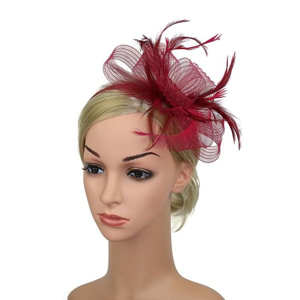 fascinator headpiece women hair clip wedding ladies day races royal ascot dance party headband, Golden;silver
fascinator headpiece women hair clip wedding ladies day races royal ascot dance party headband, Golden;silver