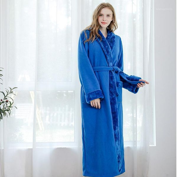 men's sleepwear 2021 long bath robes flannel couple double thickening winter bathrobe female home wear thick warm dressing gown1, Black;brown
men's sleepwear 2021 long bath robes flannel couple double thickening winter bathrobe female home wear thick warm dressing gown1, Black;brown