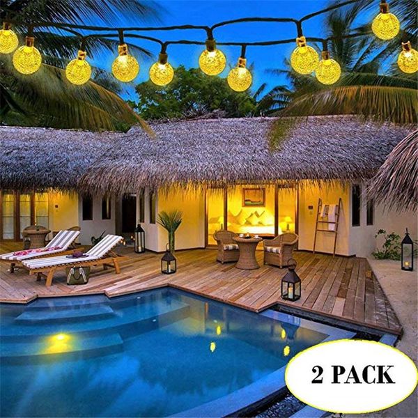 2 pcs new 50 leds 10m crystal ball solar lamp power led string fairy lights solar garlands garden christmas decor for outdoor
2 pcs new 50 leds 10m crystal ball solar lamp power led string fairy lights solar garlands garden christmas decor for outdoor