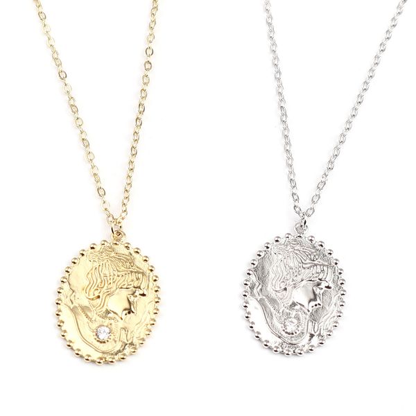 doreen box 925 sterling silver necklace gold color oval head portrait clear rhinestone 41cm(16 1/8") long, 1 piece q0531
doreen box 925 sterling silver necklace gold color oval head portrait clear rhinestone 41cm(16 1/8") long, 1 piece q0531