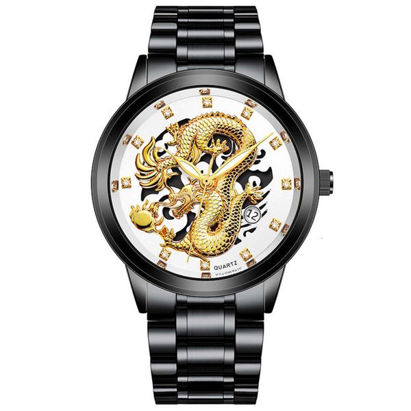 and leisure china dragon classic fashion calendar men's quartz watch leisure room gold alloy strap, Slivery;brown
and leisure china dragon classic fashion calendar men's quartz watch leisure room gold alloy strap, Slivery;brown