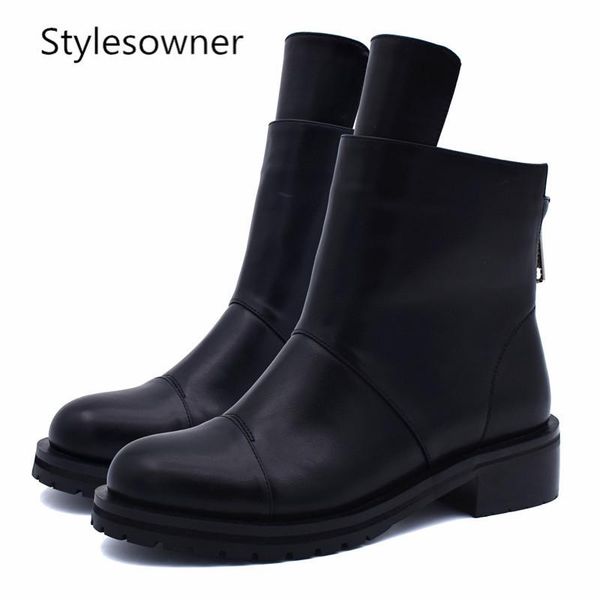boots stylesowner fashion autumn winter ladies concise ankle women thick plush work soft low heels back zipper shoes, Black
boots stylesowner fashion autumn winter ladies concise ankle women thick plush work soft low heels back zipper shoes, Black