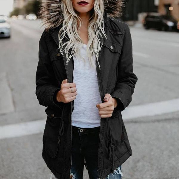 new long parkas winter jacket women hooded windproof clothing female big pocket thicken 2020 winter coat womennew, Black
new long parkas winter jacket women hooded windproof clothing female big pocket thicken 2020 winter coat womennew, Black