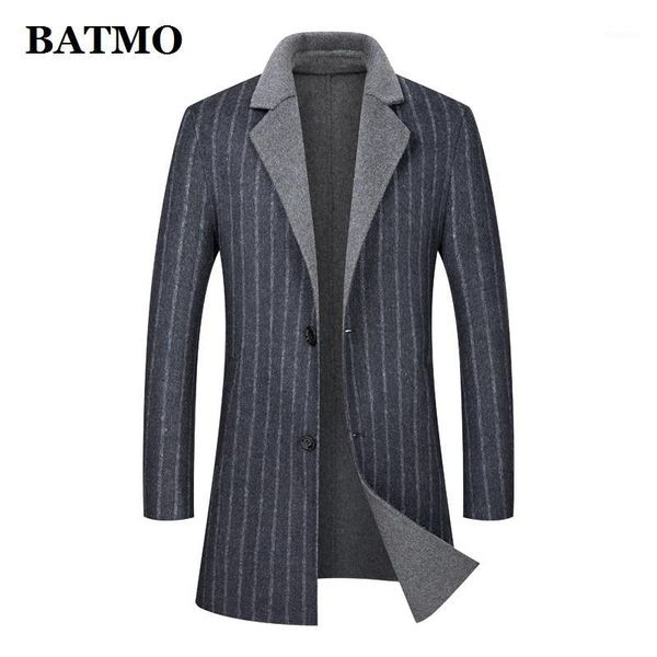 men's wool & blends batmo 2021 arrival autumn trench coat men,men's striped jackets ,plus-size m-xxxl 20351, Black
men's wool & blends batmo 2021 arrival autumn trench coat men,men's striped jackets ,plus-size m-xxxl 20351, Black