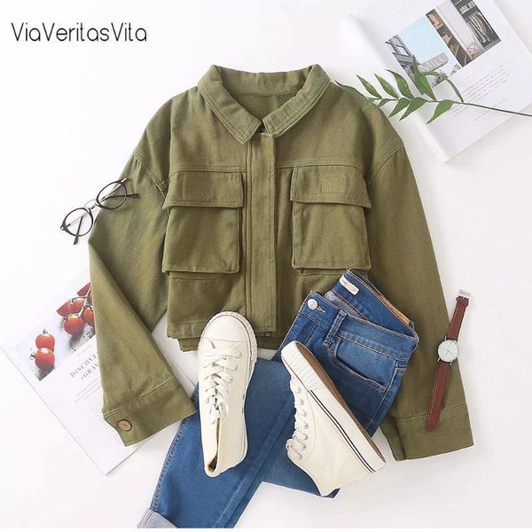 womens jacket coat big pocket short coat vintage long sleeve outwear solid armygreen cargo casual 2020 autumn winter1, Black;brown
womens jacket coat big pocket short coat vintage long sleeve outwear solid armygreen cargo casual 2020 autumn winter1, Black;brown