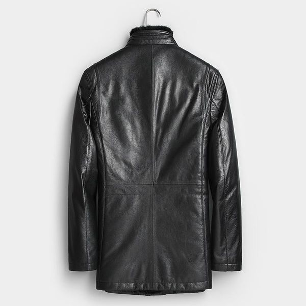genuine sheepskin men korean real coat mens leather jacket casaco 802 yy20481, Black
genuine sheepskin men korean real coat mens leather jacket casaco 802 yy20481, Black