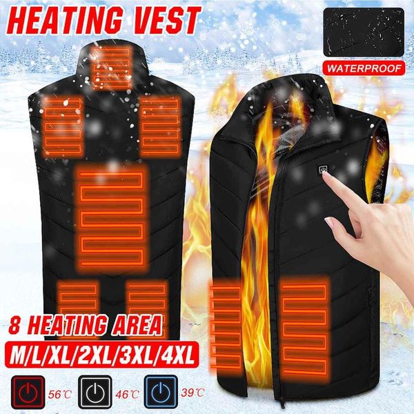 outdoor t-shirts 8 places heated vest men women usb jacket heating thermal clothing electric waterproof hiking, Gray;blue
outdoor t-shirts 8 places heated vest men women usb jacket heating thermal clothing electric waterproof hiking, Gray;blue