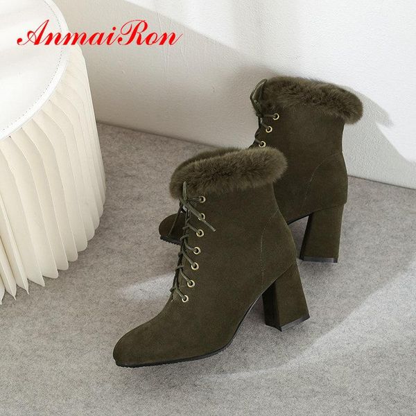 anmairon faux suede slim boots basic lace-up pointed toe hoof heel luxury shoes women designers ankle boots for women size 34-43, Black
anmairon faux suede slim boots basic lace-up pointed toe hoof heel luxury shoes women designers ankle boots for women size 34-43, Black