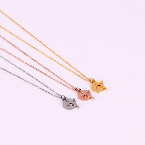 pendant necklaces stainless steel geometric cute love cross coin round queen necklace rose gold color women party wedding xmas gift, Silver
pendant necklaces stainless steel geometric cute love cross coin round queen necklace rose gold color women party wedding xmas gift, Silver