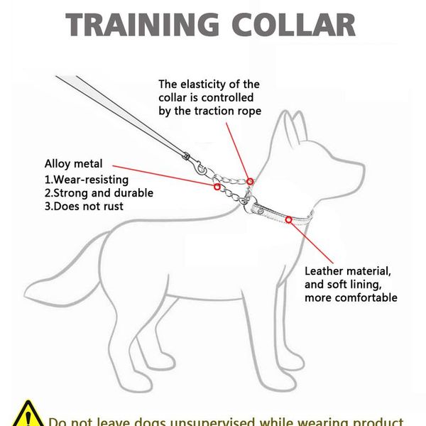durable dog chain training collar pu leather padded pet neck strap heavy duty pets chain chocker collars for small med wmtwpx
durable dog chain training collar pu leather padded pet neck strap heavy duty pets chain chocker collars for small med wmtwpx