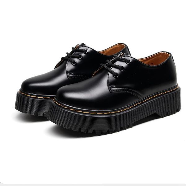 retro leather women's shoes spring autumn british student bottom work goth shoe women the first layer of genuine leather s6, Black
retro leather women's shoes spring autumn british student bottom work goth shoe women the first layer of genuine leather s6, Black
