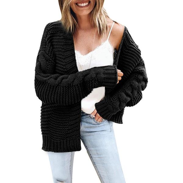 women's knits & tees winter solid color simple cardigan sweater large size loose long sleeve knitted coat fashion 271171, White
women's knits & tees winter solid color simple cardigan sweater large size loose long sleeve knitted coat fashion 271171, White