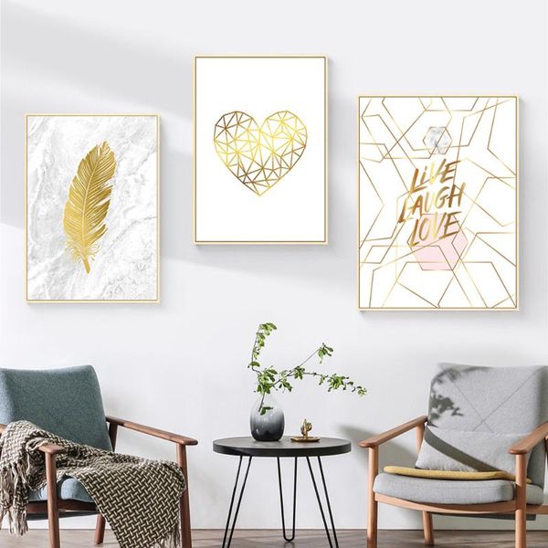 paintings mondern nordic gold feather heart poster canvas print abstract wall art pictures living room home decor no frame
paintings mondern nordic gold feather heart poster canvas print abstract wall art pictures living room home decor no frame
