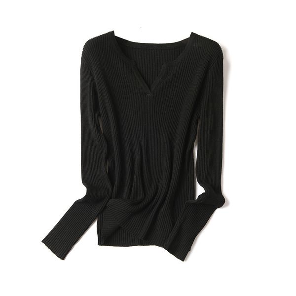 2021 new casual autumn winter v neck knitted pullovers women loose basic sweater solid color jumpers female 35q2, White;black
2021 new casual autumn winter v neck knitted pullovers women loose basic sweater solid color jumpers female 35q2, White;black