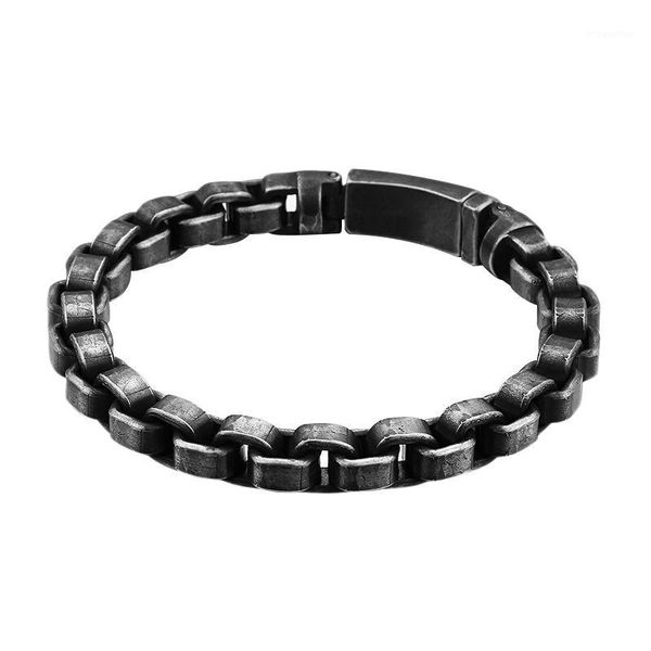 solid black stainless steel men bracelet vintage jewelry chain link friendship mens bracelets & bangles1, Golden;silver
solid black stainless steel men bracelet vintage jewelry chain link friendship mens bracelets & bangles1, Golden;silver
