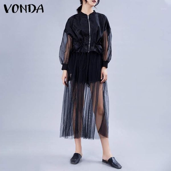 casual long tunic see-through blouse vonda stylish women fashion solid blouse autumn long sleeve shirt loose blusas s-5xl1, White
casual long tunic see-through blouse vonda stylish women fashion solid blouse autumn long sleeve shirt loose blusas s-5xl1, White