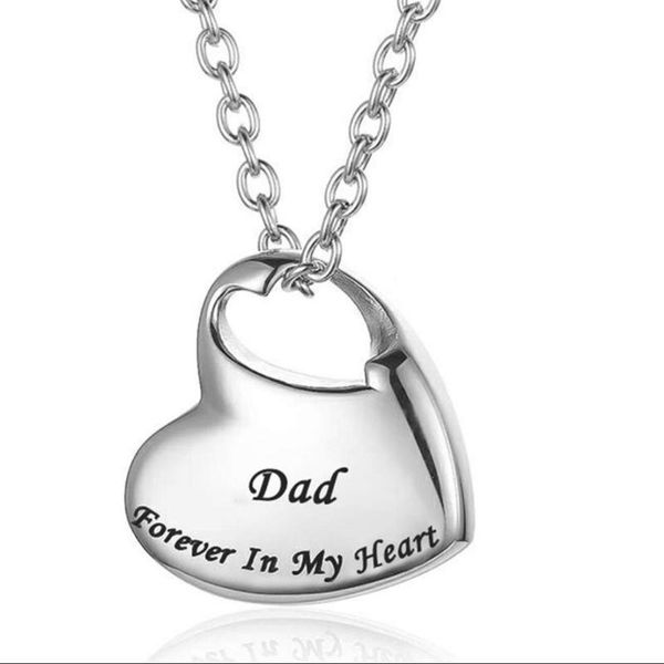 pendant necklaces not fade stainless steel jewelry small heart locket cremation memorial ashes urn necklace keepsake, Silver
pendant necklaces not fade stainless steel jewelry small heart locket cremation memorial ashes urn necklace keepsake, Silver