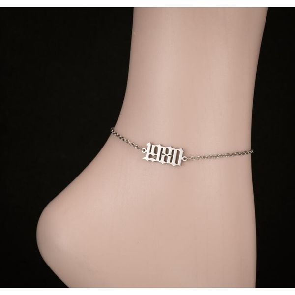 birth year ankle leg bracelet jewelry personalize stainless steel gold custom number anklet sqcjzp homes2007, Black
birth year ankle leg bracelet jewelry personalize stainless steel gold custom number anklet sqcjzp homes2007, Black