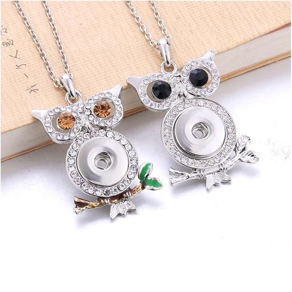 boom life new owl rhinestone snap jewelry buttons necklaces link chain 60cm with crystal pendant fit 18mm snaps jlleqt, Silver
boom life new owl rhinestone snap jewelry buttons necklaces link chain 60cm with crystal pendant fit 18mm snaps jlleqt, Silver