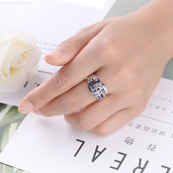 gems luckyshien unique amethyst holiday 925 silver purple zircon for women mother gift wedding rings jewelry, Golden;silver
gems luckyshien unique amethyst holiday 925 silver purple zircon for women mother gift wedding rings jewelry, Golden;silver