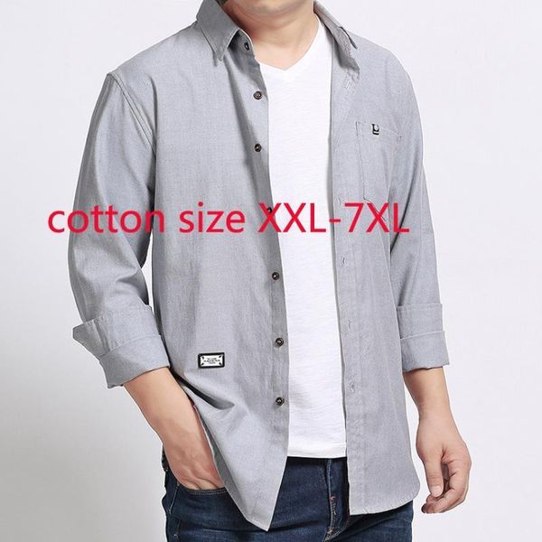 new arrival fashion super large autumn cotton men long sleeve oxford textile casual shirts plus size 2xl 3xl 4xl 5xl 6xl 7xl1, White;black
new arrival fashion super large autumn cotton men long sleeve oxford textile casual shirts plus size 2xl 3xl 4xl 5xl 6xl 7xl1, White;black
